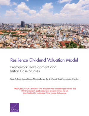 Resilience Dividend Valuation Model: Framework Development and Initial Case Studies