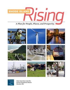 Rhode Island Rising: A Plan for People, Places, and Prosperity