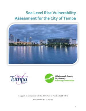 Sea Level Rise Vulnerability Assessment for the City of Tampa, Florida