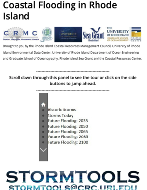 Rhode Island: STORMTOOLS for mapping coastal flooding