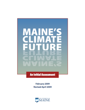 Maine's Climate Future: An Initial Assessment