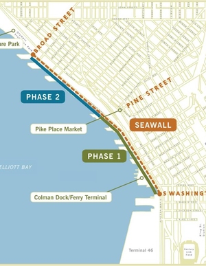 Seattle, Washington Department of Transportation (Seattle DOT) Elliott Bay Seawall Project