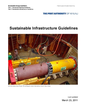 Port Authority of New York and New Jersey Sustainable Infrastructure Guidelines