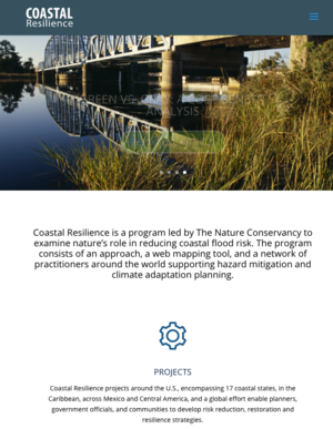 Nature Conservancy Coastal Resilience Program