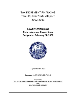 City of Chicago Tax Increment Financing and Green Roof Improvement Fund