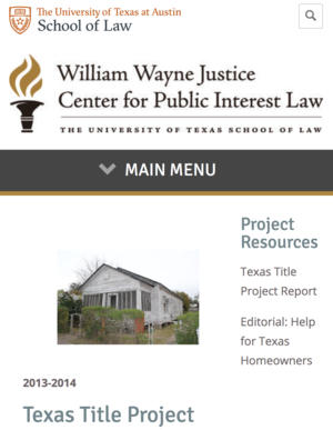 The Texas Title Project