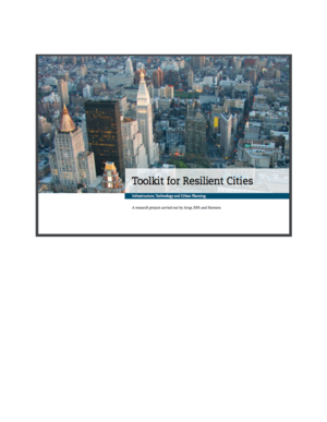 Toolkit for Resilient Cities