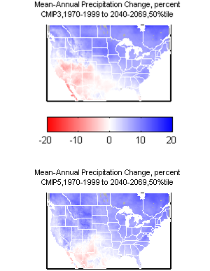 Downscaled CMIP3 and CMIP5 Climate and Hydrology Projections