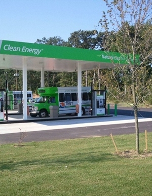 Atlantic City - Compressed Natural Gas Jitney Buses Used for Evacuations During Hurricane Sandy