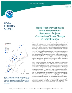 Flood Frequency Estimates for New England River Restoration Projects: Considering Climate Change in Project Design