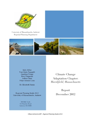 Marshfield, Massachusetts 2013 Master Plan: Climate Change Adaptation Chapter