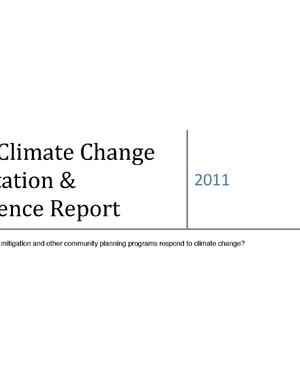 Iowa Climate Change Adaptation and Resilience Report &ndash; Findings Related to Infrastructure