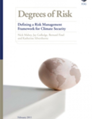 Degrees of Risk: Defining a Risk Management Framework For Climate Security
