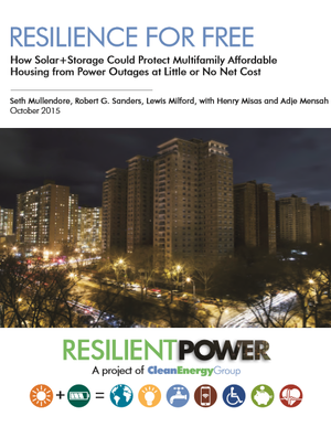 Resilience for Free: How Solar+Storage Could Protect Multifamily Affordable Housing from Power Outages at Little or No Net Cost