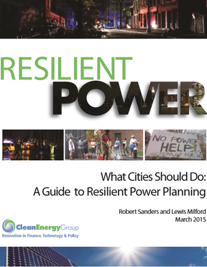 What Cities Should Do: A Guide to Resilient Power Planning