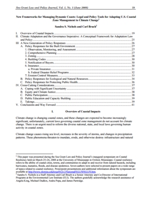 New Frameworks for Managing Dynamic Coasts: Legal and Policy Tools for Adapting U.S. Coastal Zone Management to Climate Change