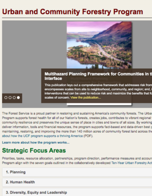 USDA Urban and Community Forestry Program