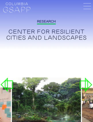 Columbia University Center for Resilient Cities and Landscapes